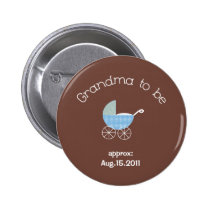 Grandma to be-Baby Boy Button buttons