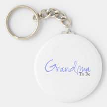 Grandma To Be (Blue Script) Key Chains