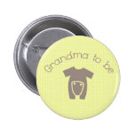 Grandma to Be (Neutral) Button