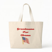 Grandmama For Obama Tote Bag by naturetees Grandmama For Obama Tote Bag