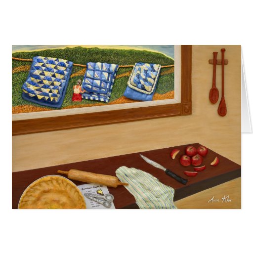 Buy apple e greeting cards - Grandma\'s Apple Pie Greeting Card