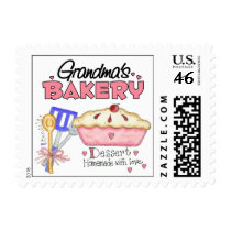 Grandma's Bakery Postage Stamps