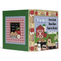 Grandma?s Country Recipes Cookbook Binder binder