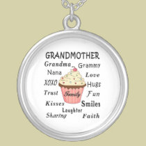 Grandma's Cupcakes For Grandmothers necklaces