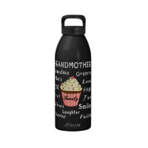 Grandma's Cupcakes For Grandmothers Drinking Bottle