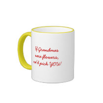 Grandma's Flowers mugs