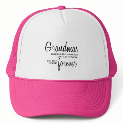 Grandmas Forever black Hat by atouchofelegance