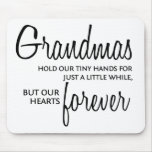 Grandmas Forever black Mouse Pads