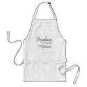 Grandmas Forever blue aprons