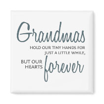Grandmas Forever blue magnets by atouchofelegance Grandmas Forever blue magnets