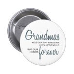 Grandmas Forever blue Pin
