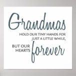 Grandmas Forever blue Print