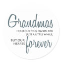 Grandmas Forever blue stickers