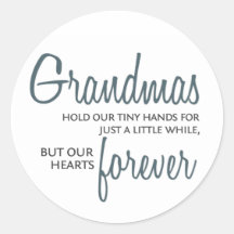 Grandmas Forever blue Sticker