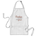 Grandmas Forever red aprons