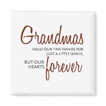 Grandmas Forever red magnets by atouchofelegance Grandmas Forever red magnets