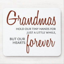 Grandmas Forever red Mouse Pad
