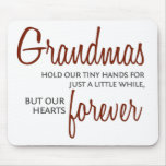 Grandmas Forever red Mouse Pad