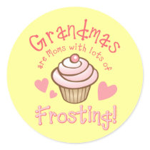 Grandma's Frosting Round Stickers