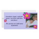 Grandma's Grandchild Announcement photo cards