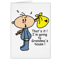 Grandma's House Baby (BLUE) Greeting Cards