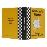Grandma's Kitchen 1" Family Recipe Binder