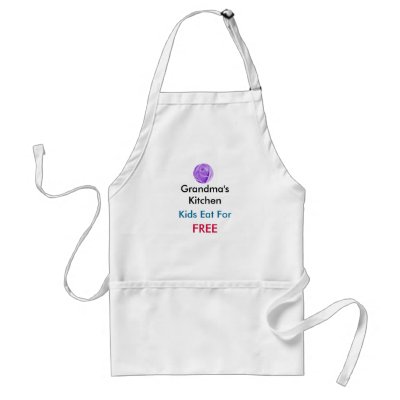 grandma in apron