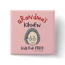 Grandma's Kitchen Button by screwballgraphics Grandma's Kitchen Button