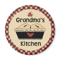 Grandma's Kitchen Fridge Magnet by berkeleygirlforever Grandma's Kitchen Fridge Magnet