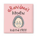 Grandma's Kitchen Magnet