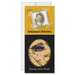 Grandma's Kitchen Recipe Card Personalized Rack Card