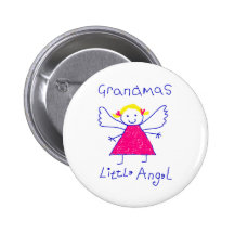 Grandma's Little Angel Pins