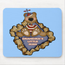 Grandma's Little Man mousepads