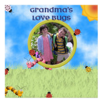Grandma's Love Bugs Poster posters by bwmedia Grandma's Love Bugs Poster posters