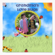 Grandma's Love Bugs Poster posters