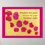 Grandma's Love Poems Poster