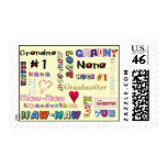 Grandma's Names Postage Stamp