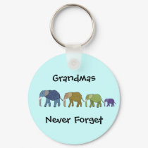 Grandmas Never Forget Keychain