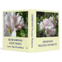GRANDMA'S PRECIOUS MOMENTS! Binder Apple Blossoms