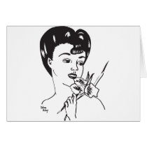 Grandma's Pretty Lady Card