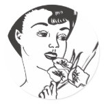 Grandma's Pretty Lady stickers