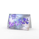 Grandma's Purple Flowers Mother's Day cards