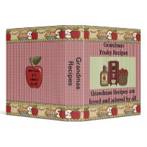 Grandmas Recipes 3 Ring Binders