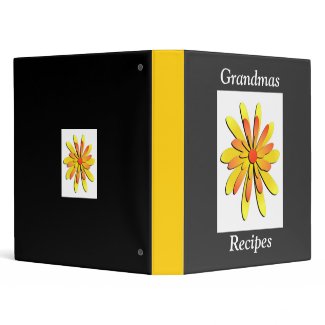 Grandmas Recipes Binder binder