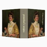 Grandma's recipes, Vintage cook book cover Vinyl Binder