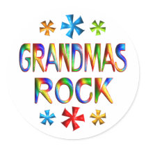 GRANDMAS ROCK STICKER