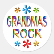 GRANDMAS ROCK STICKER