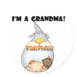 Grandma's Sunshine-African American Girl Sticker