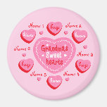 Grandma's Sweethearts Personalized Magnet