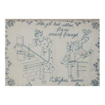 grandma's wall cloth posters